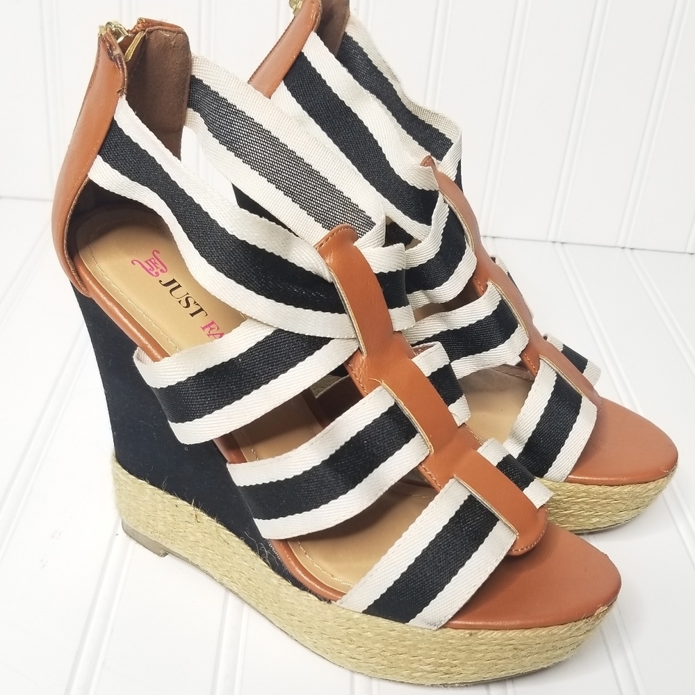 JustFab Wedge Espadrille